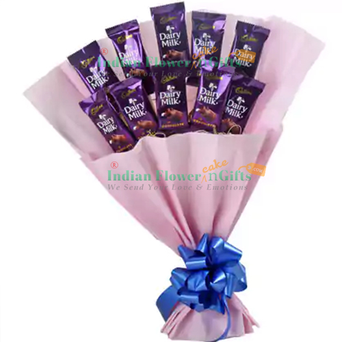 send Cadbury Dairy Milk Chocolate Bouquet delivery